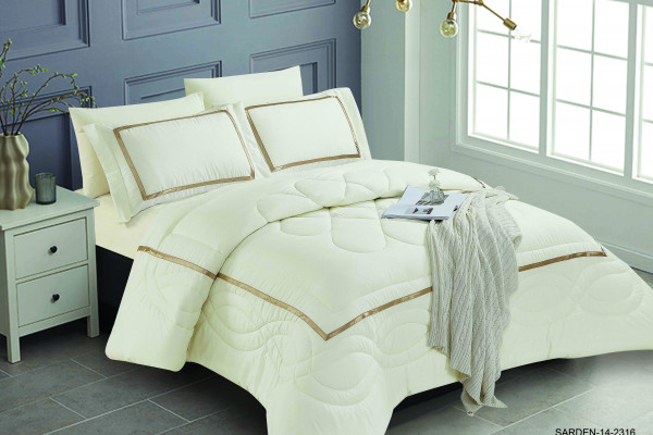 6-Piece Double Super King Size Comforter Set