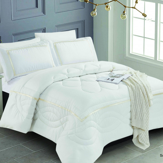 6-Piece Double Super King Size Comforter Set