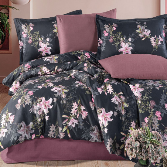 6-Piece Double Super King Size Comforter Set – 100% Super Premium Turkish Cotton, Double-Face Design