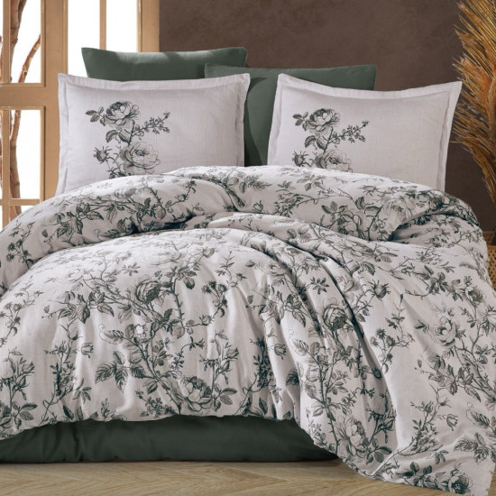 6-Piece Double Super King Size Comforter Set – 100% Super Premium Turkish Cotton, Double-Face Design