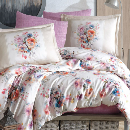 6-Piece Double Super King Size Comforter Set – 100% Super Premium Turkish Cotton, Double-Face Design