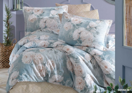 6-Piece Double Super King Size Comforter Set – 100% Super Premium Turkish Cotton, Double-Face Design