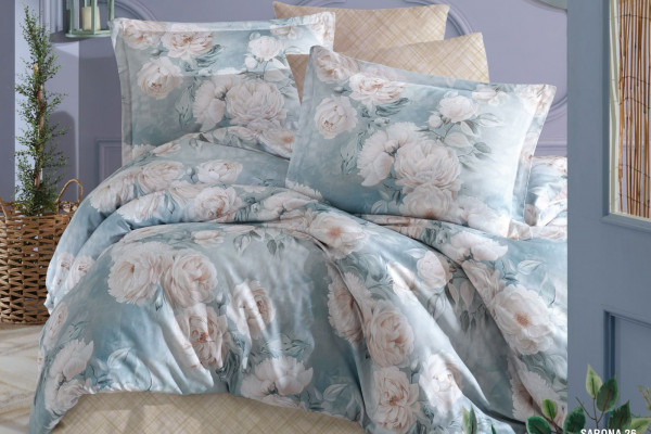 6-Piece Double Super King Size Comforter Set – 100% Super Premium Turkish Cotton, Double-Face Design