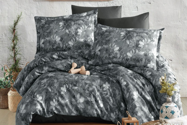 6-Piece Double Super King Size Comforter Set – 100% Super Premium Turkish Cotton, Double-Face Design