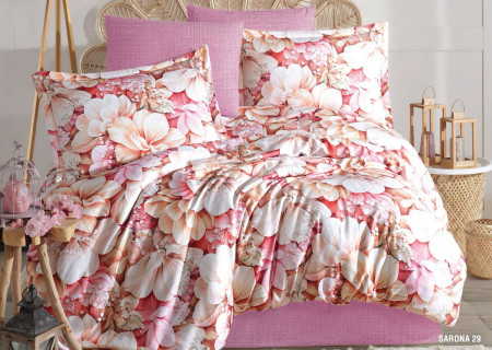 6-Piece Double Super King Size Comforter Set – 100% Super Premium Turkish Cotton, Double-Face Design
