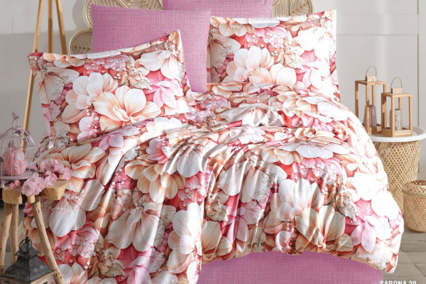 6-Piece Double Super King Size Comforter Set – 100% Super Premium Turkish Cotton, Double-Face Design