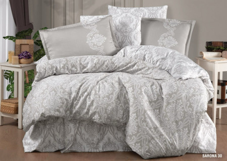 6-Piece Double Super King Size Comforter Set – 100% Super Premium Turkish Cotton, Double-Face Design