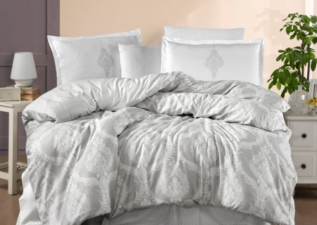 6-Piece Double Super King Size Comforter Set – 100% Super Premium Turkish Cotton, Double-Face Design