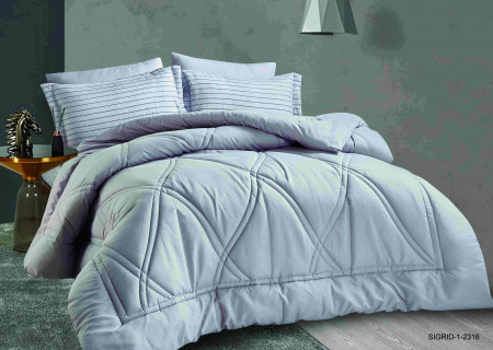 6-Piece Double Super King Size Comforter Set – Double Face