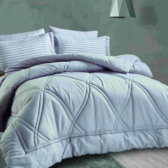 6-Piece Double Super King Size Comforter Set – Double Face