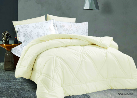 6-Piece Double Super King Size Comforter Set – Double Face