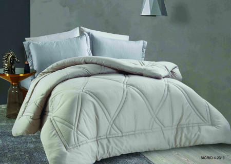 6-Piece Double Super King Size Comforter Set – Double Face