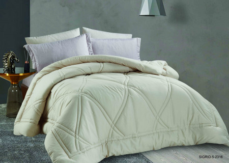 6-Piece Double Super King Size Comforter Set – Double Face