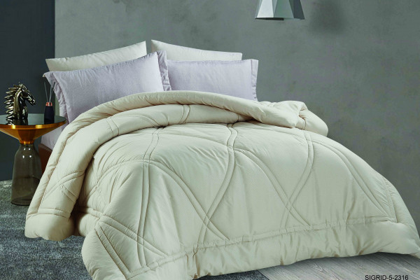 6-Piece Double Super King Size Comforter Set – Double Face