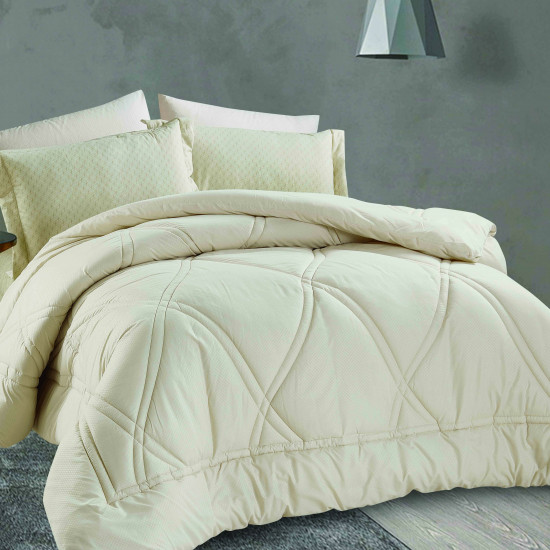 6-Piece Double Super King Size Comforter Set – Double Face