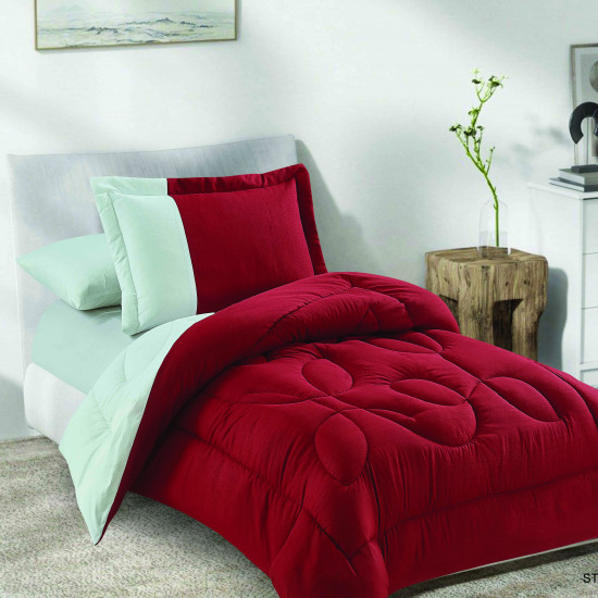 4PC SINGLE COMFORTER SET