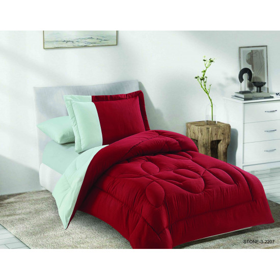 4PC SINGLE COMFORTER SET