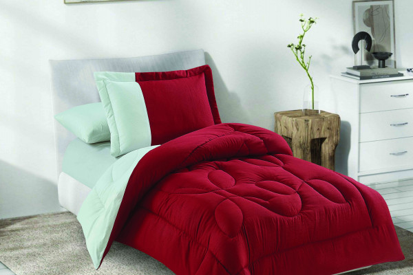 4PC SINGLE COMFORTER SET