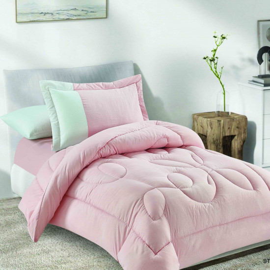 4PC SINGLE COMFORTER SET