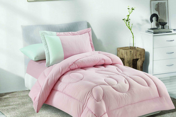 4PC SINGLE COMFORTER SET