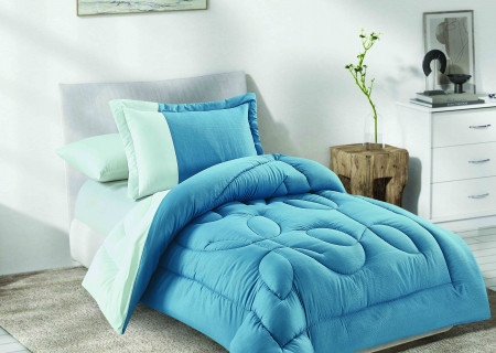 4PC SINGLE COMFORTER SET