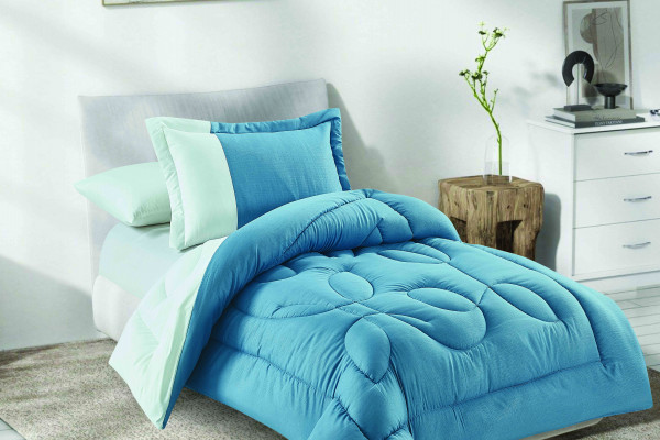 4PC SINGLE COMFORTER SET