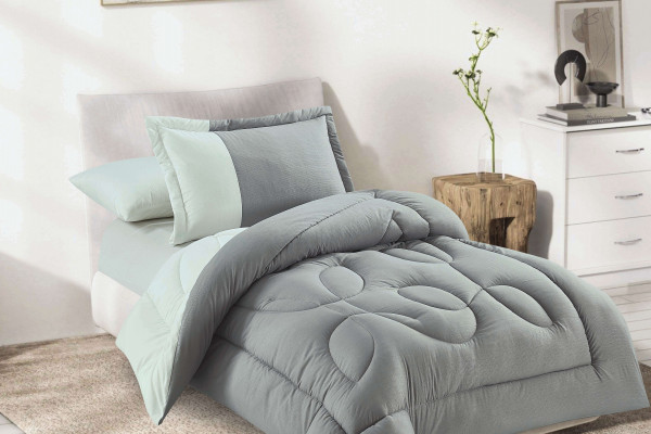 4PC SINGLE COMFORTER SET