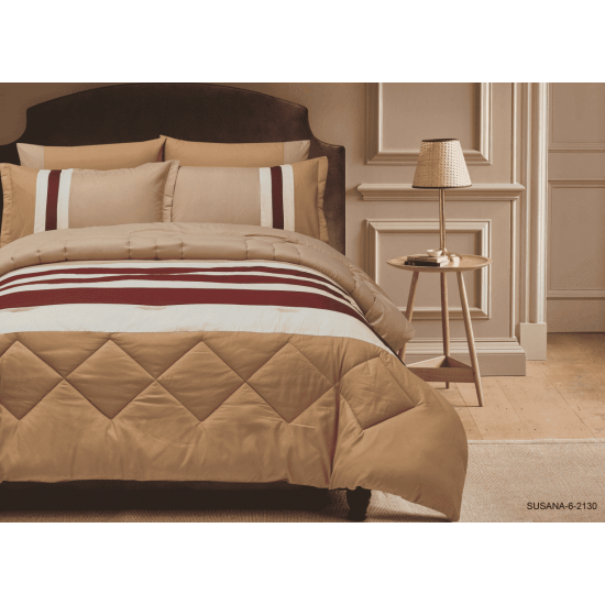Elite Home 4Pc Single Comforter Set, Microfiber, Ivory