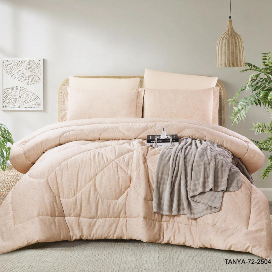100% PURE COTTON , SUPERKING SIZE 6PCS COMFORTER SET
