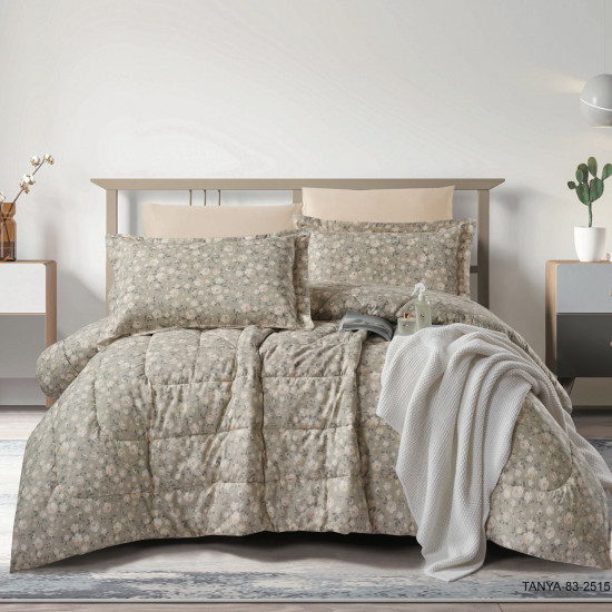 100% PURE COTTON , SUPERKING SIZE 6PCS COMFORTER SET