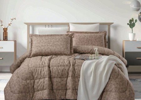 100% PURE COTTON , SUPERKING SIZE 6PCS COMFORTER SET