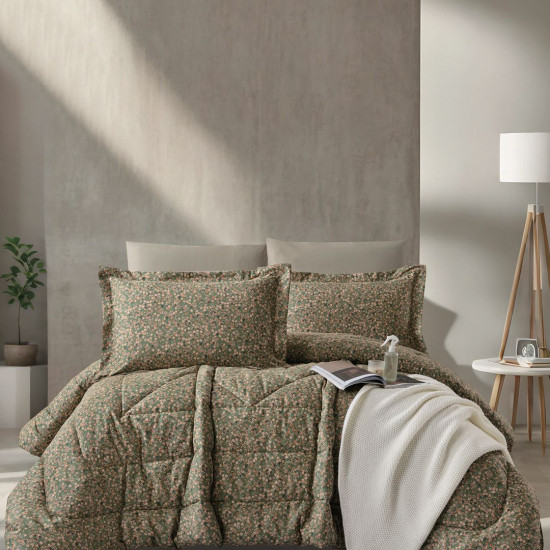 100% PURE COTTON , SUPERKING SIZE 6PCS COMFORTER SET