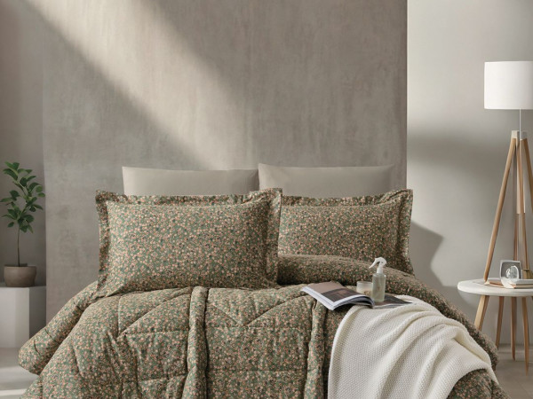 100% PURE COTTON , SUPERKING SIZE 6PCS COMFORTER SET