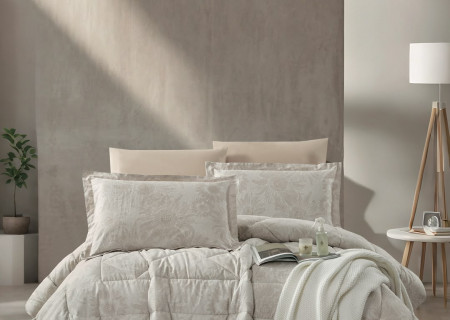 100% PURE COTTON , SUPERKING SIZE 6PCS COMFORTER SET