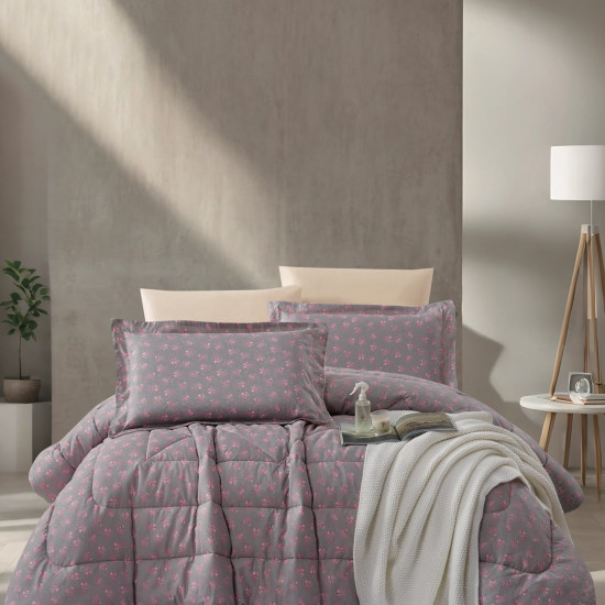 100% PURE COTTON , SUPERKING SIZE 6PCS COMFORTER SET