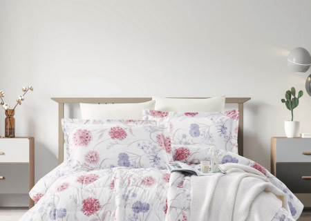 100% PURE COTTON , SUPERKING SIZE 6PCS COMFORTER SET