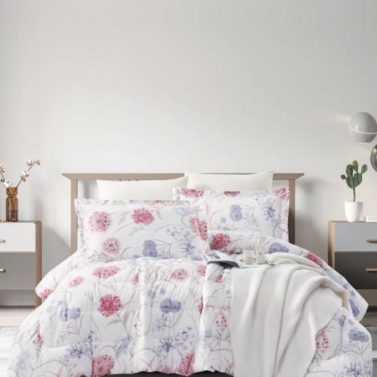 100% PURE COTTON , SUPERKING SIZE 6PCS COMFORTER SET