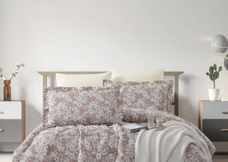 100% PURE COTTON , SUPERKING SIZE 6PCS COMFORTER SET