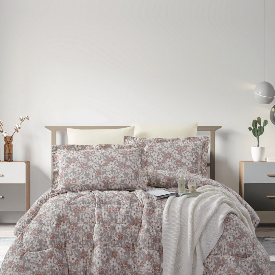 100% PURE COTTON , SUPERKING SIZE 6PCS COMFORTER SET