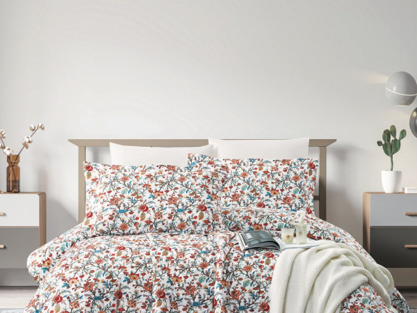 100% PURE COTTON , SUPERKING SIZE 6PCS COMFORTER SET