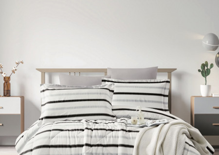 100% PURE COTTON , SUPERKING SIZE 6PCS COMFORTER SET
