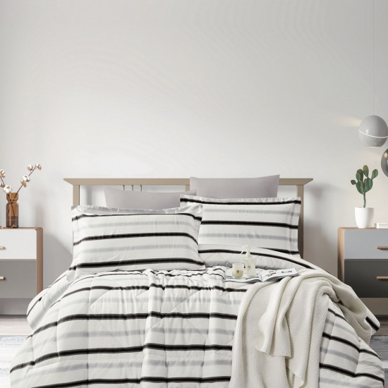 100% PURE COTTON , SUPERKING SIZE 6PCS COMFORTER SET