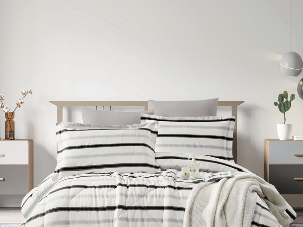 100% PURE COTTON , SUPERKING SIZE 6PCS COMFORTER SET