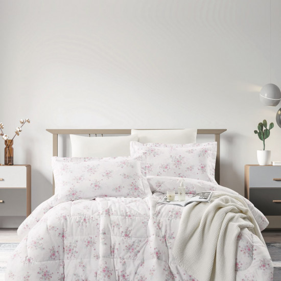 100% PURE COTTON , SUPERKING SIZE 6PCS COMFORTER SET