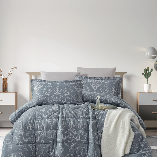 100% PURE COTTON , SUPERKING SIZE 6PCS COMFORTER SET