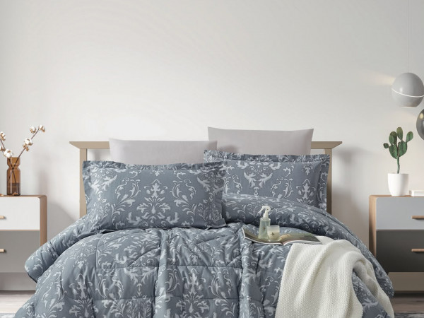100% PURE COTTON , SUPERKING SIZE 6PCS COMFORTER SET