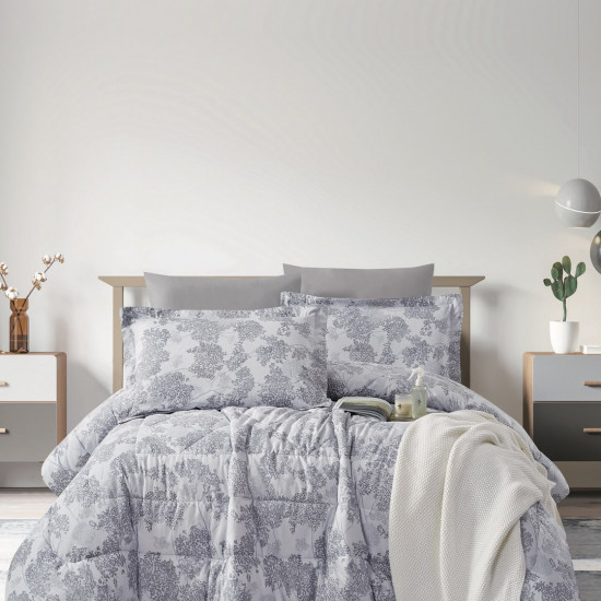 100% PURE COTTON , SUPERKING SIZE 6PCS COMFORTER SET
