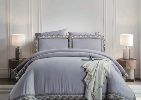 6 Pieces Luxury Wedding Comforter Set with Fittsed Sheet & Pillow Cover