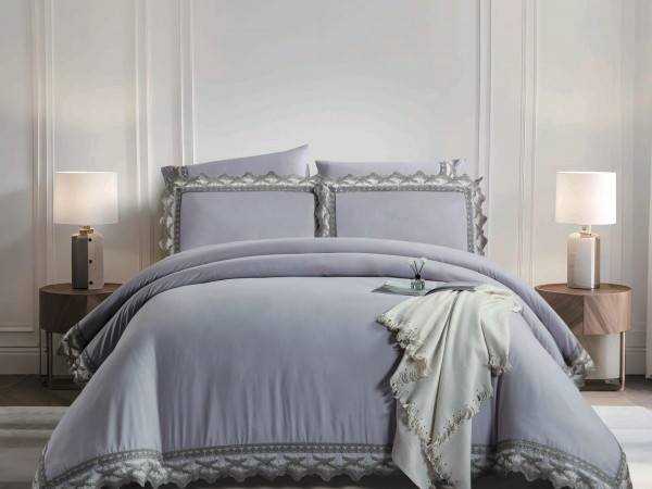 6 Pieces Luxury Wedding Comforter Set with Fittsed Sheet & Pillow Cover