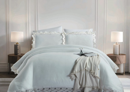 6 Pieces Luxury Wedding Comforter Set with Fittsed Sheet & Pillow Cover
